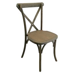 Wood Crossback Chairs